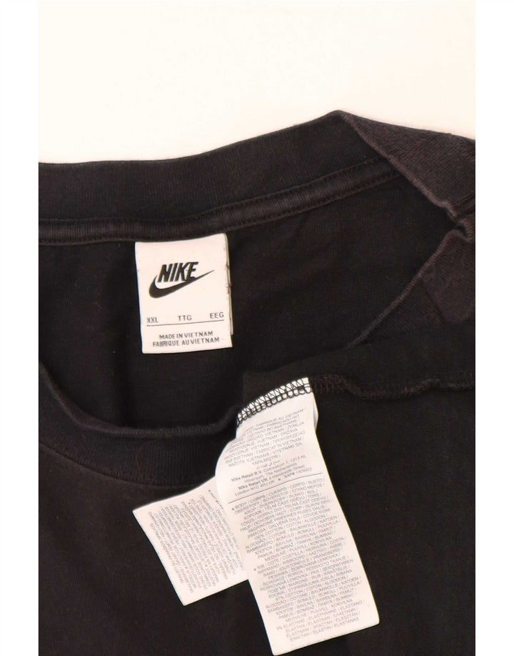 Koszulka męska Nike, 2XL, czarna, bawełniana