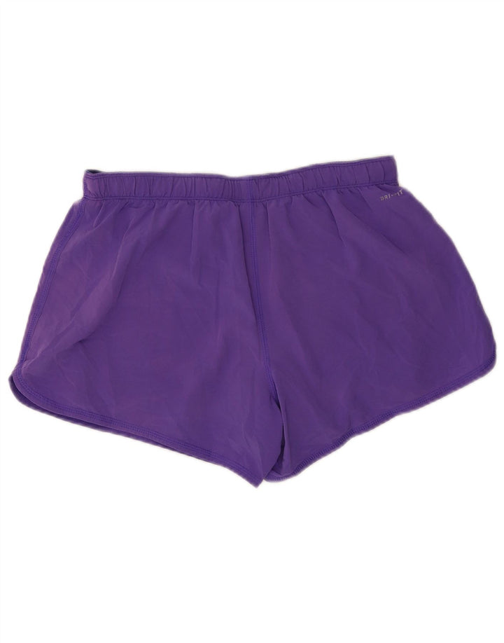 Damskie spodenki sportowe Nike Dri Fit UK 14, średni fiolet, poliester