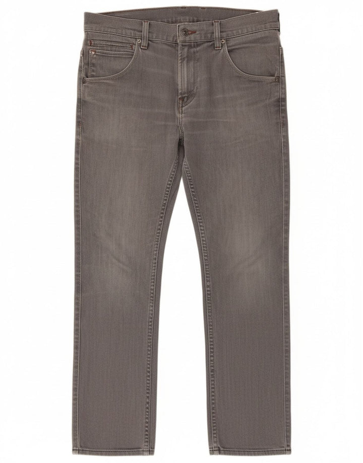 Damskie jeansy Levi's 511 Skinny W33 L30 Szara bawełna