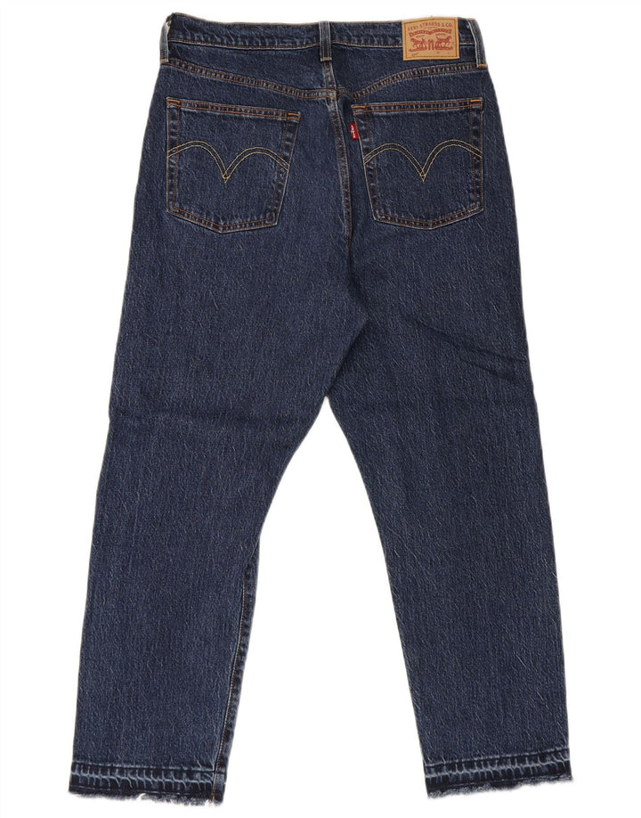Męskie jeansy Levi's 501 Cropped W30 L26 Niebieskie bawełniane