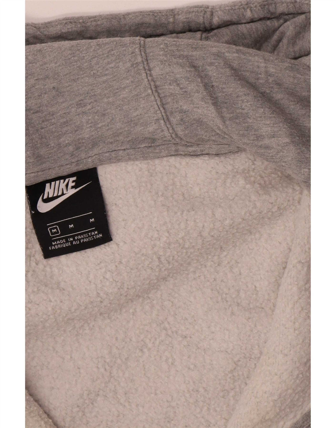 Męski sweter z kapturem i zamkiem błyskawicznym Nike, średnioszary, bawełniany w cętki