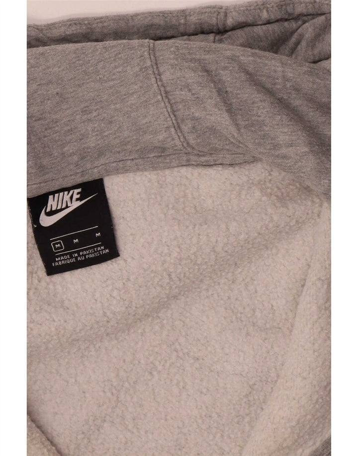 Męski sweter z kapturem i zamkiem błyskawicznym Nike, średnioszary, bawełniany w cętki