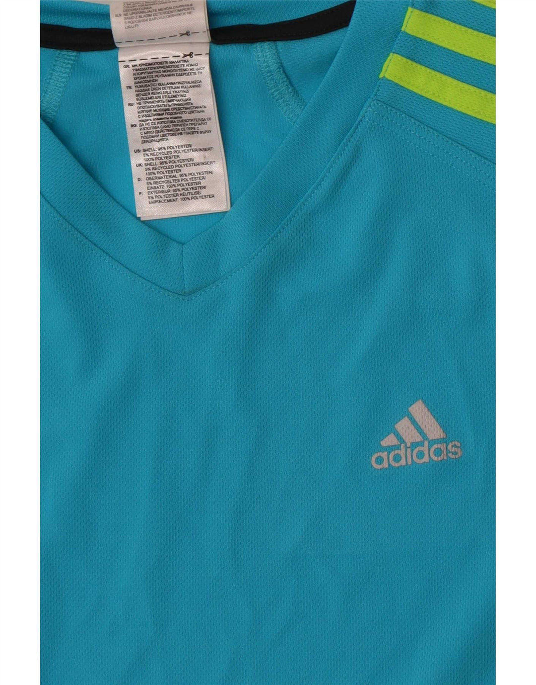 Damska koszulka Adidas Top UK 10 Small Blue Polyester