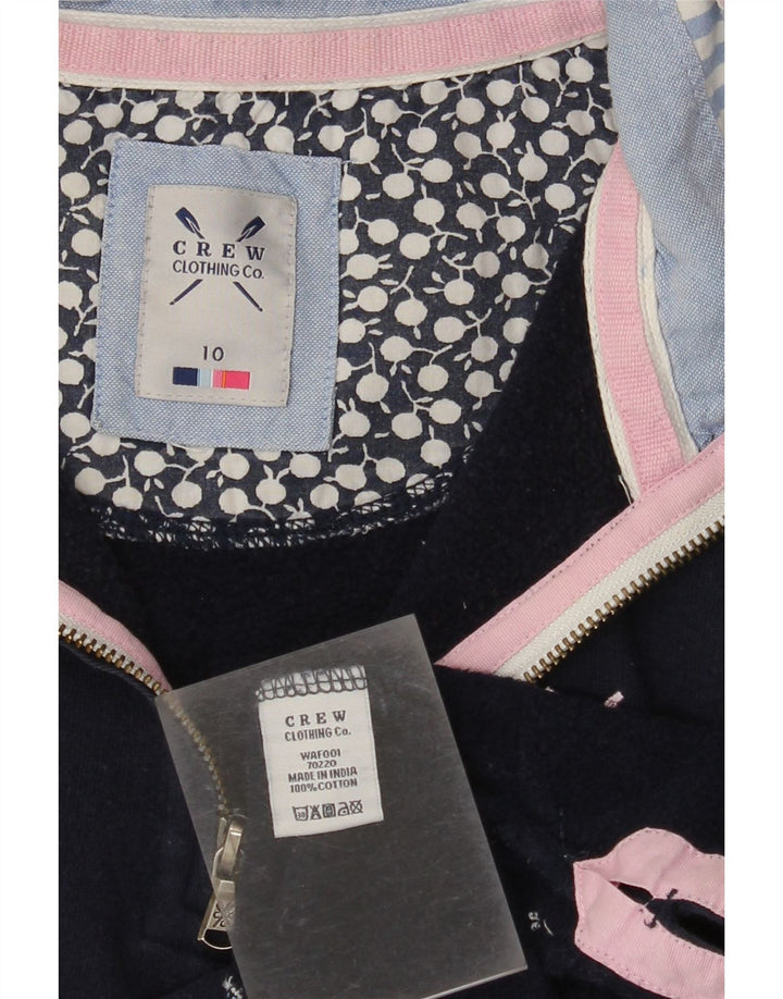 CREW CLOTHING Damski sweter oversize UK 10, mały, granatowy