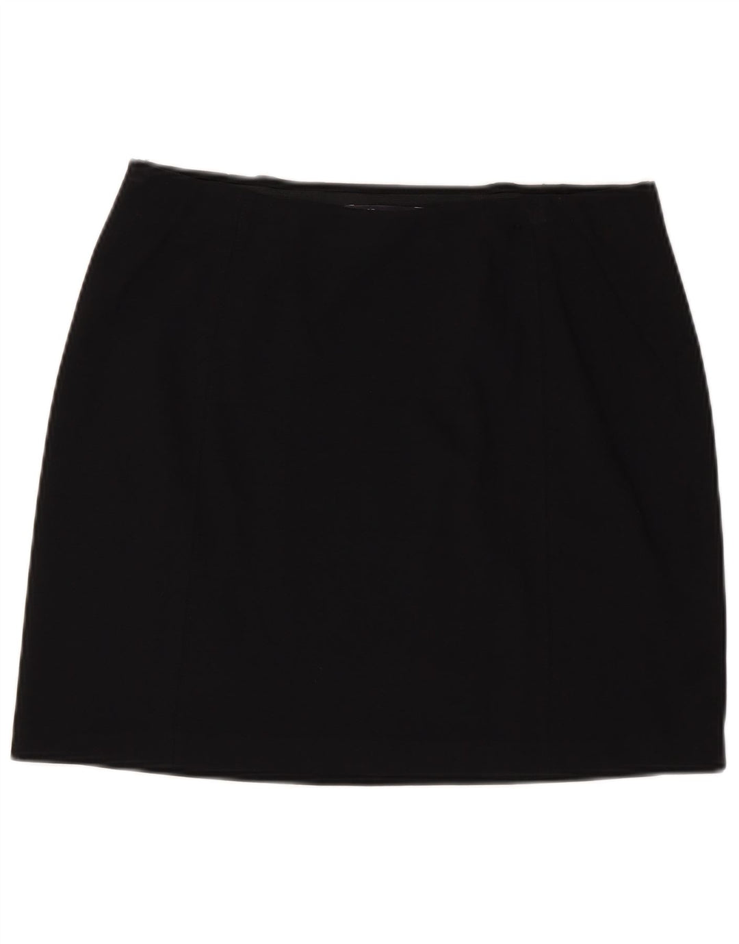 Marks & Spencer Damska spódnica mini UK 14 Large W32 Czarna wiskoza
