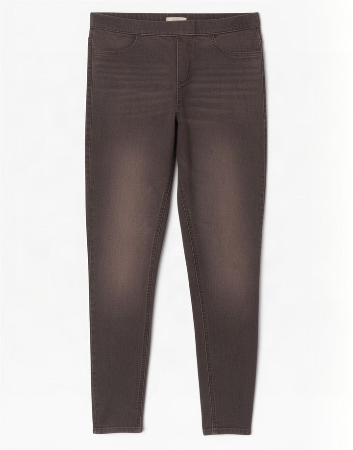 Marks & Spencer Damskie jeansy Jegging UK 12 Medium W28 L28 Szara bawełna