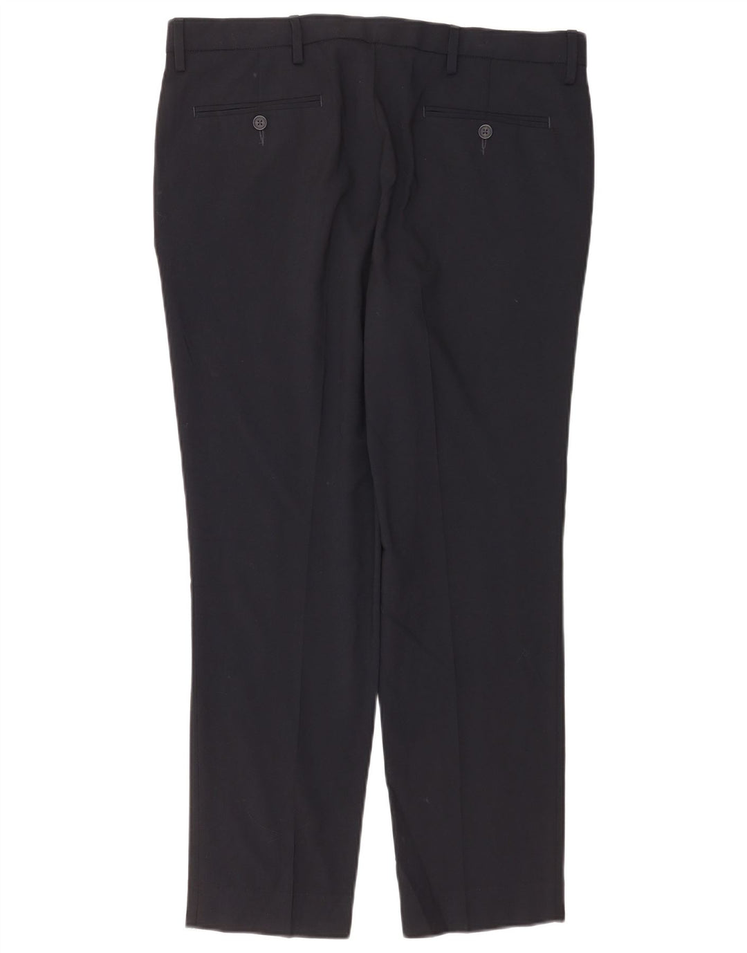 Męskie spodnie chino Marks & Spencer Slim Fit W36 L29 Granatowy poliester