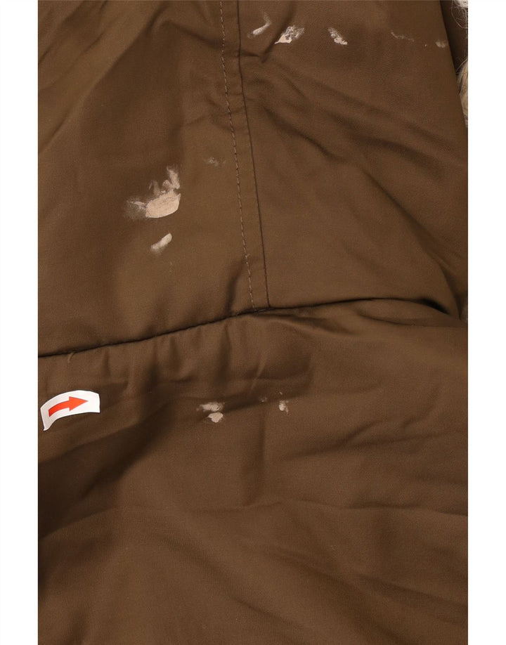 Kurtka damska Zara Trafaluc Oversize Sherpa Parka UK 10 Small Brown
