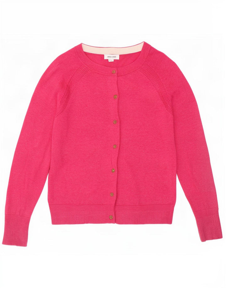 Sweter damski White Stuff UK 10, mały, różowy, bawełniany