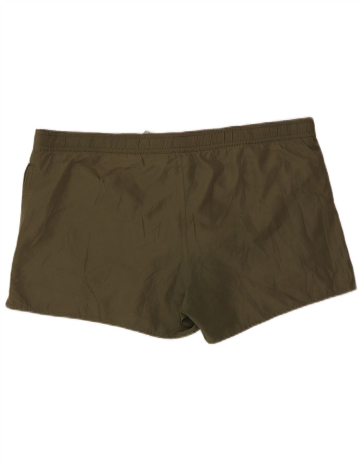 Męskie spodenki kąpielowe Diesel XL w kolorze khaki, poliester w paski