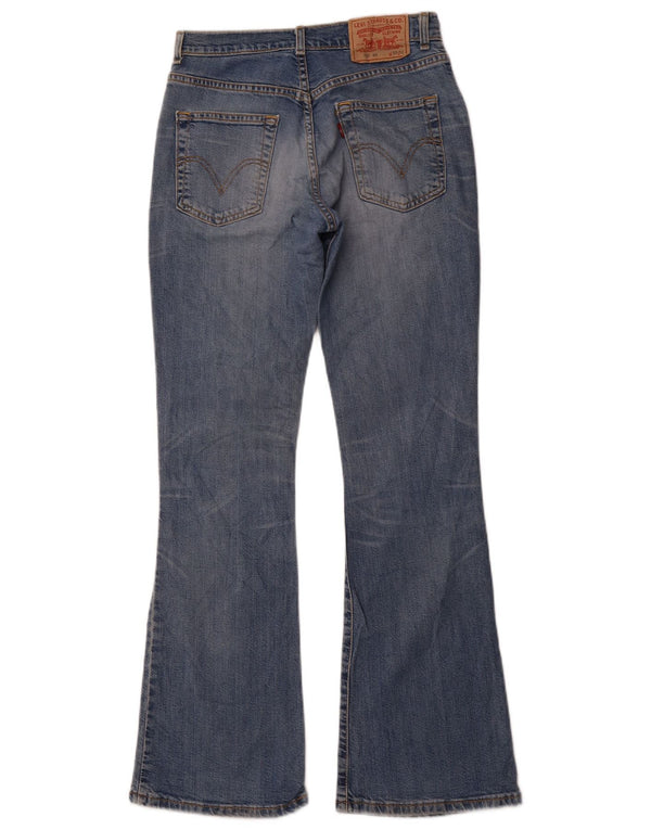 Damskie jeansy Bootcut LEVI'S 525 W30 L32 Niebieskie bawełniane