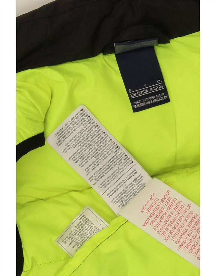 Chłopięca wyściełana kamizelka Nike 8-9 lat, mała, czarna, poliester z blokami kolorów