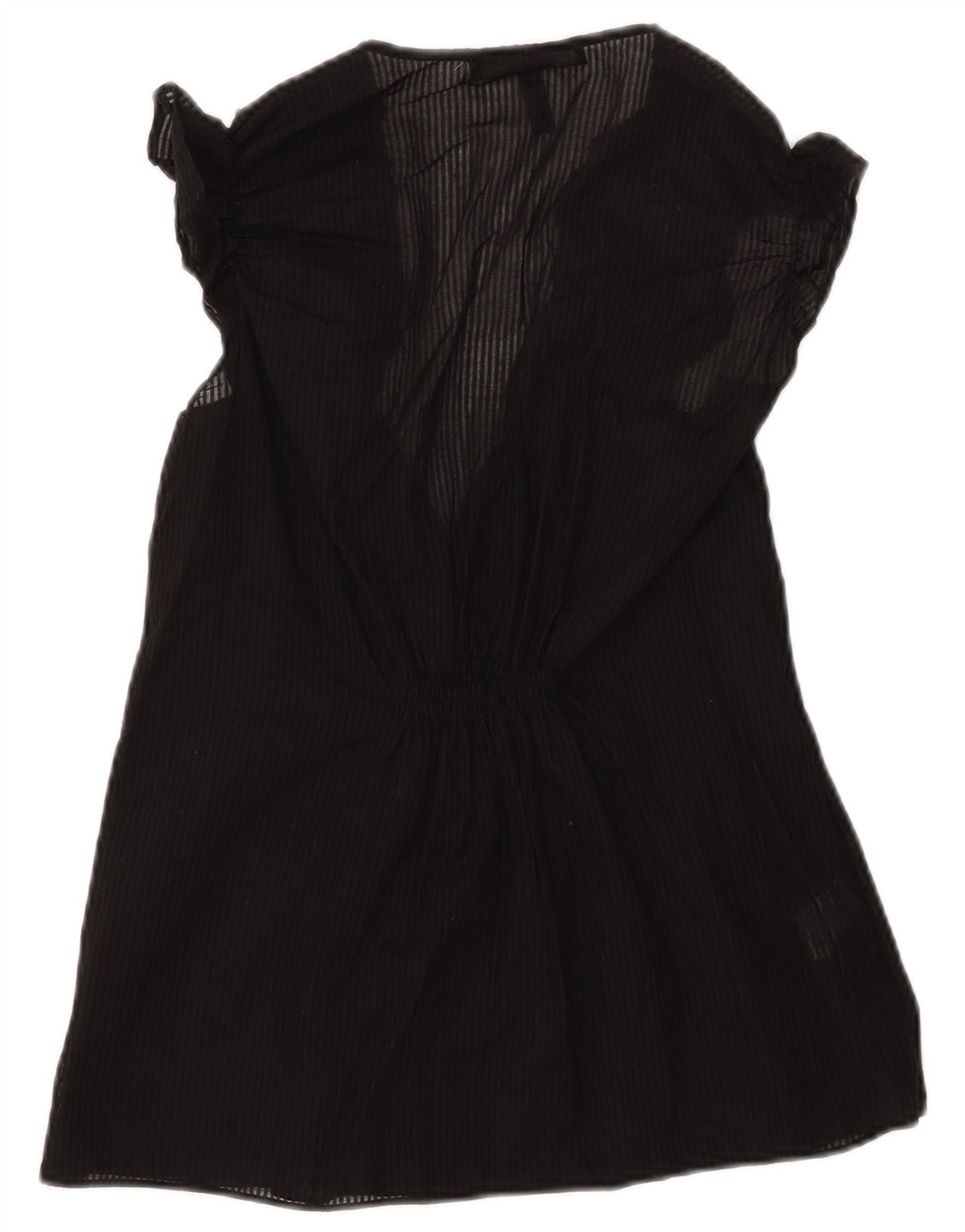 Bluzka damska BCBGMAXAZRIA Top UK 12, średnia, czarna bawełna w paski
