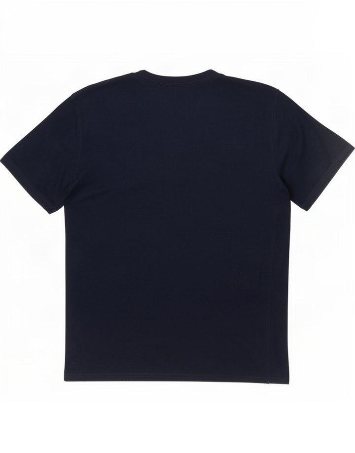 Męski T-shirt Nike Dri Fit, mały, granatowy, poliestrowy
