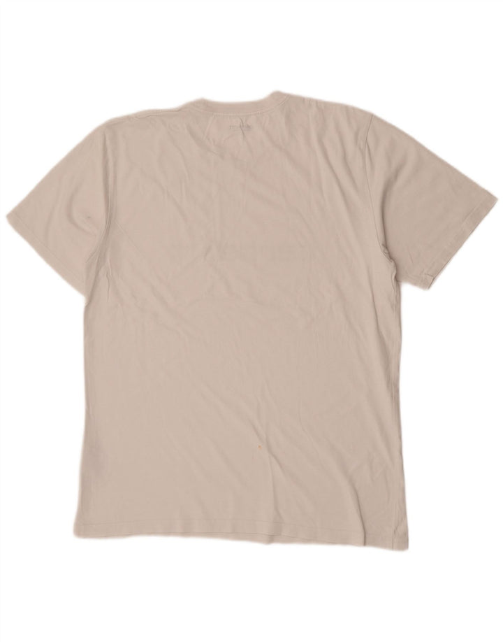 Męski T-shirt z grafiką CARHARTT, duży, biały, bawełniany