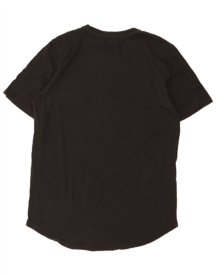 T-shirt męski Jack & Jones, średni czarny, bawełniany