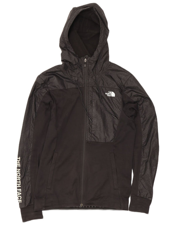 Męski sweter z kapturem i zamkiem błyskawicznym The North Face XS, czarny, geometryczny poliester