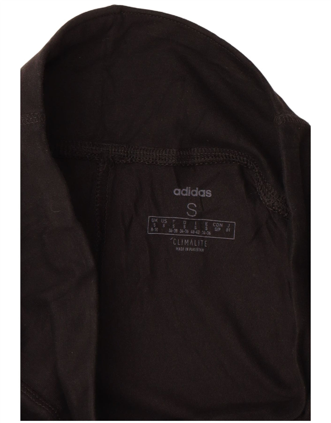 Damskie legginsy adidas Climalite Graphic UK 8/10, małe, czarne, bawełniane