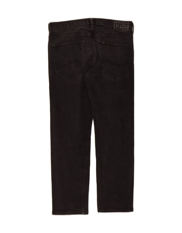 LEE Womens Powell Straight Jeans W32 L27 Black Cotton Vintage Lee and Second-Hand Lee from Messina Hembry 