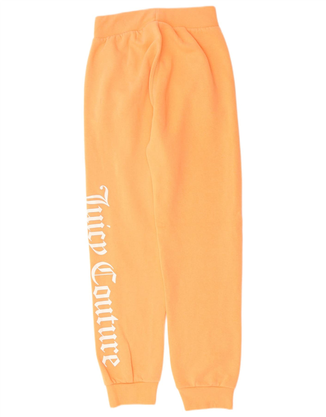 JUICY COUTURE Damskie spodnie dresowe z grafiką Joggers UK 4 XS Pomarańczowe