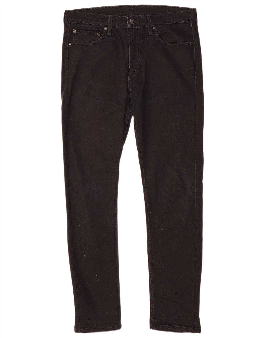 Męskie jeansy slim fit Levi's W32 L32 Czarna bawełna