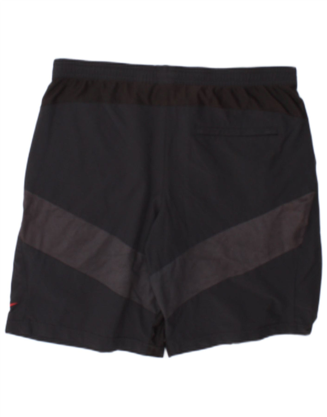 Męskie spodenki sportowe Nike, nylon w kolorze średnioszarym, z blokami kolorów