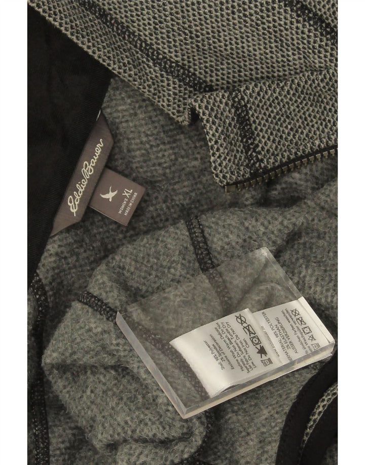 Damska kurtka dresowa Eddie Bauer UK 18 XL, szary poliester
