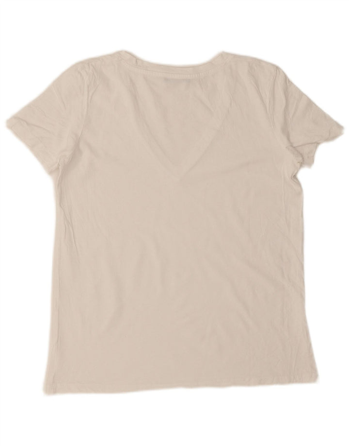T-shirt damski Zara Top UK 10, mały, biały