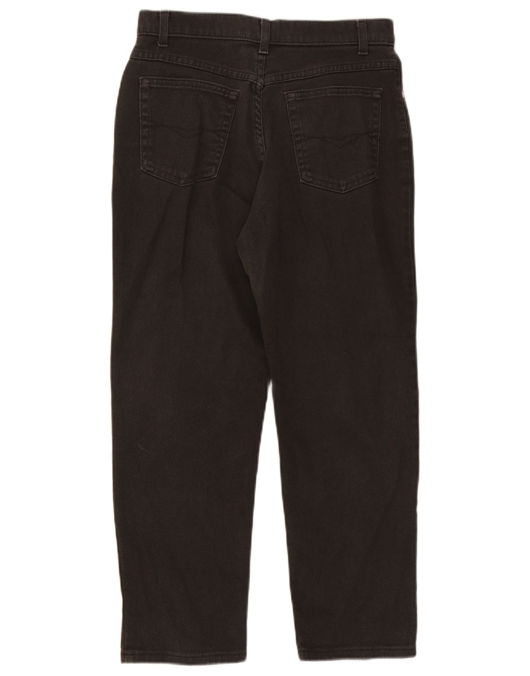 Marks & Spencer Damskie Crop Straight Jeans UK 12 Medium W28 L25 Czarne