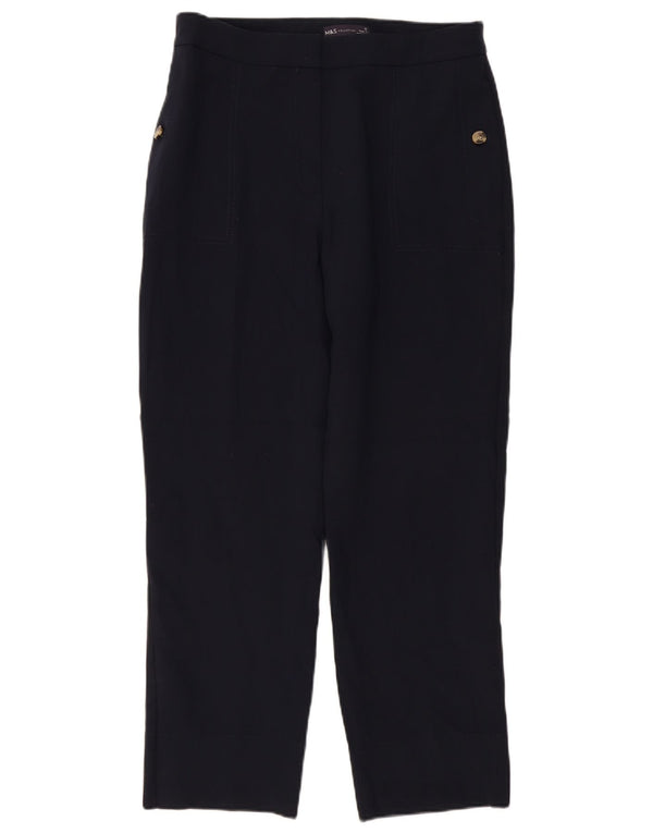 Damskie spodnie Chino Marks & Spencer UK 12 Medium W32 L27 Granatowe