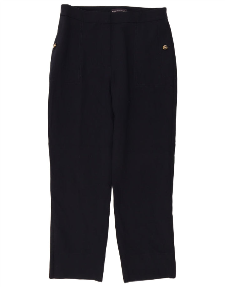 Damskie spodnie Chino Marks & Spencer UK 12 Medium W32 L27 Granatowe