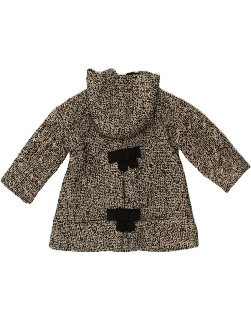 SIMONA BARBIERI Girls Twin-Set 3/4 Sleeve Hooded Overcoat 11-12 Years Grey | Vintage Simona Barbieri | Thrift | Second-Hand Simona Barbieri | Used Clothing | Messina Hembry 