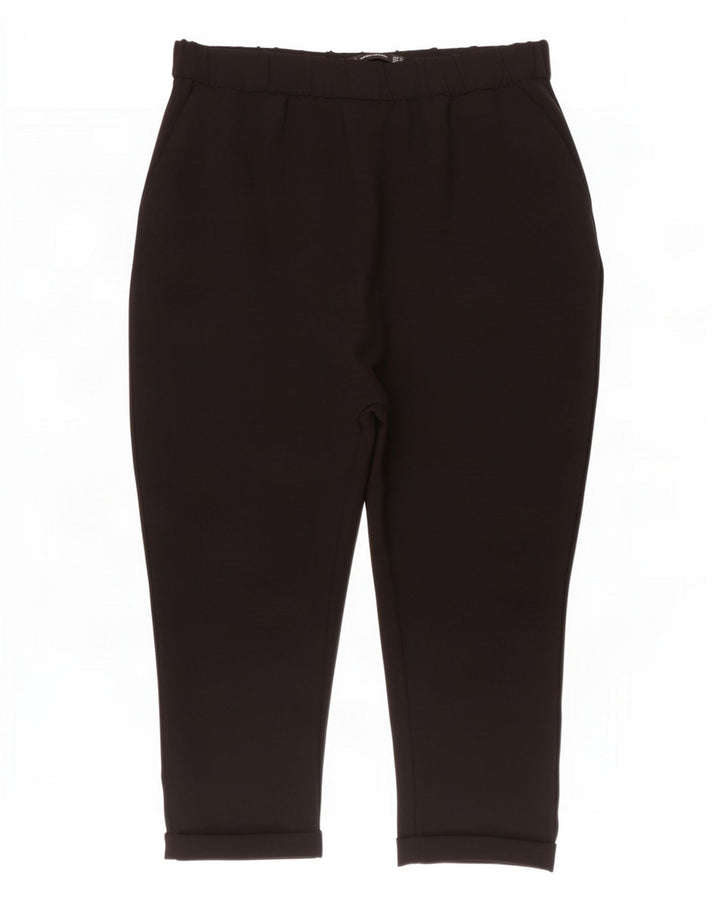 Spodnie damskie Zara Trafaluc Capri średnie W28 L19 czarne