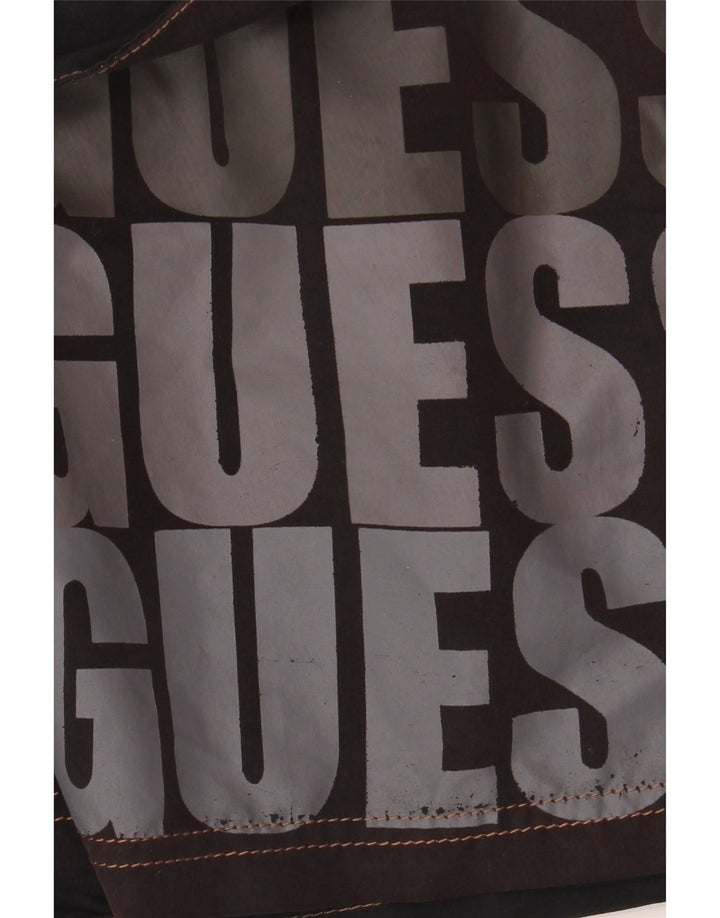 Męskie spodenki kąpielowe Guess Graphic 2XL, czarne, poliestrowe