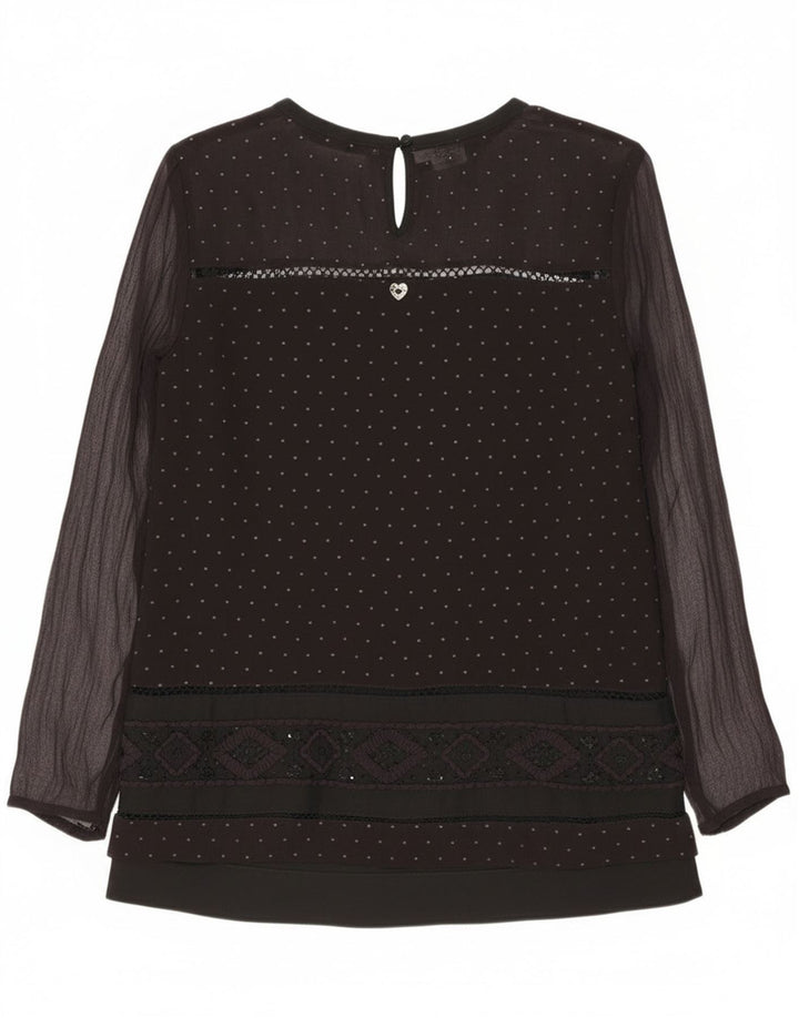 Bluzka damska Simona Barbieri z podwójnym zestawem Top UK 10 Small Black Spotted