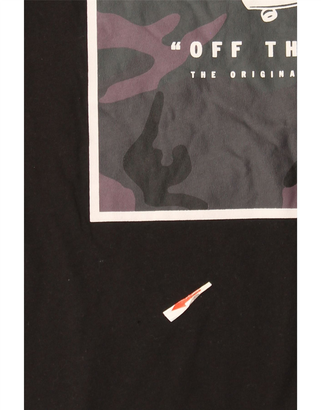 Męski T-shirt z grafiką Vans o dopasowanym kroju, średni czarny, bawełniany