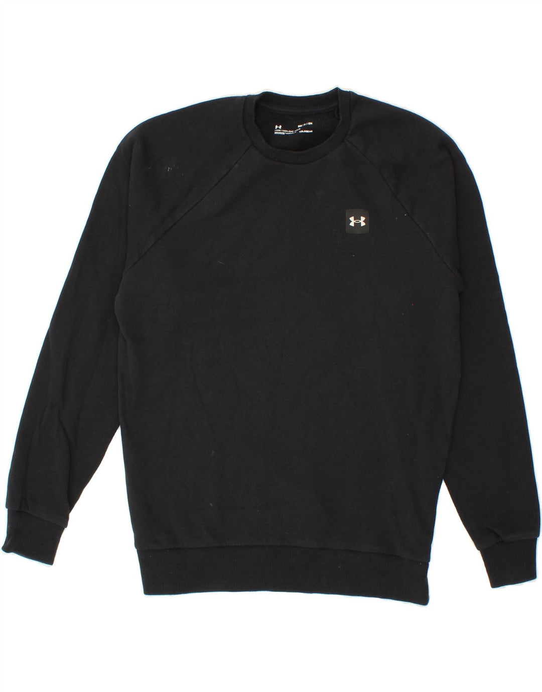 UNDER ARMOUR Mens Cold Gear Sweatshirt Jumper Small Black Vintage Under Armour and Second-Hand Under Armour from Messina Hembry 