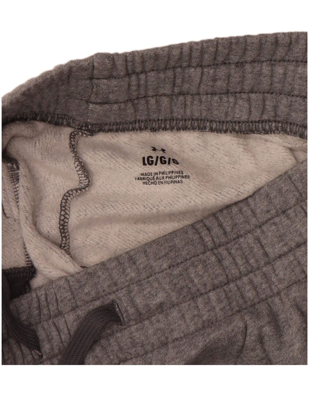 Damskie spodnie dresowe UNDER ARMOUR Joggers UK 14, duże, szare, bawełniane