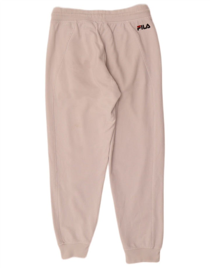Męskie spodnie dresowe Fila Joggers Small, białe, bawełniane
