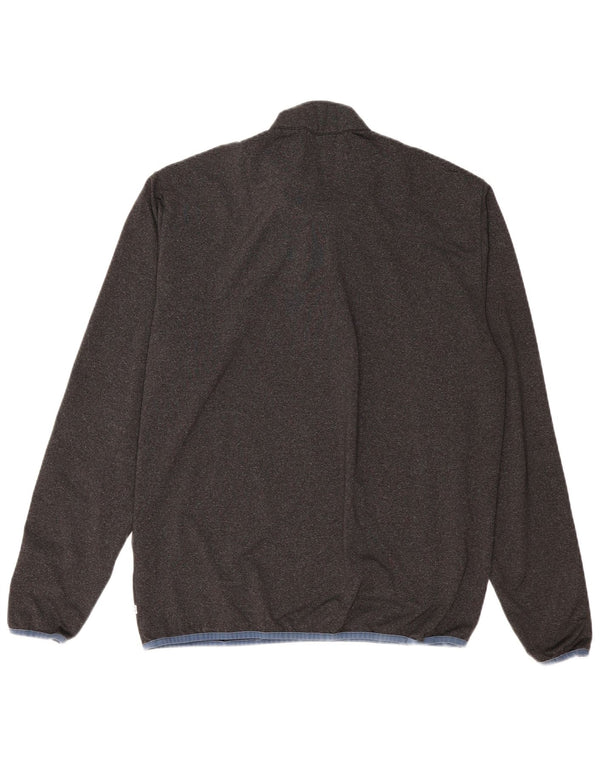 Męski dres CALVIN KLEIN z zamkiem błyskawicznym i bluzą XL, szary poliester