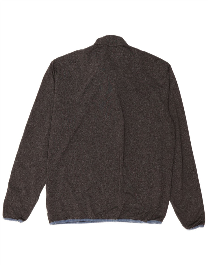 Męski dres CALVIN KLEIN z zamkiem błyskawicznym i bluzą XL, szary poliester