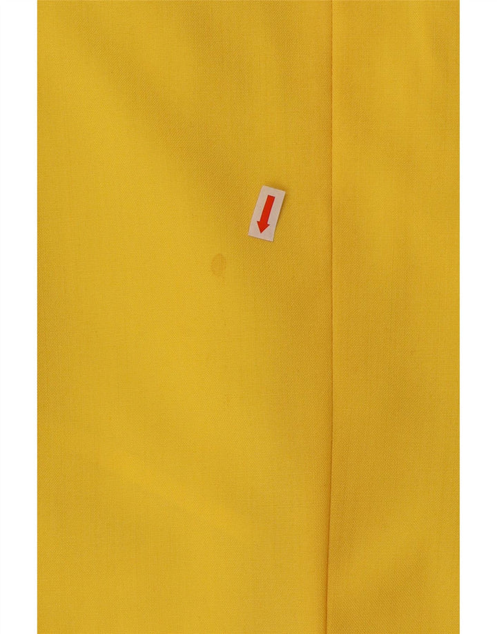 Męska marynarka zapinana na 2 guziki VINTAGE UK 40, duża, żółta wełna