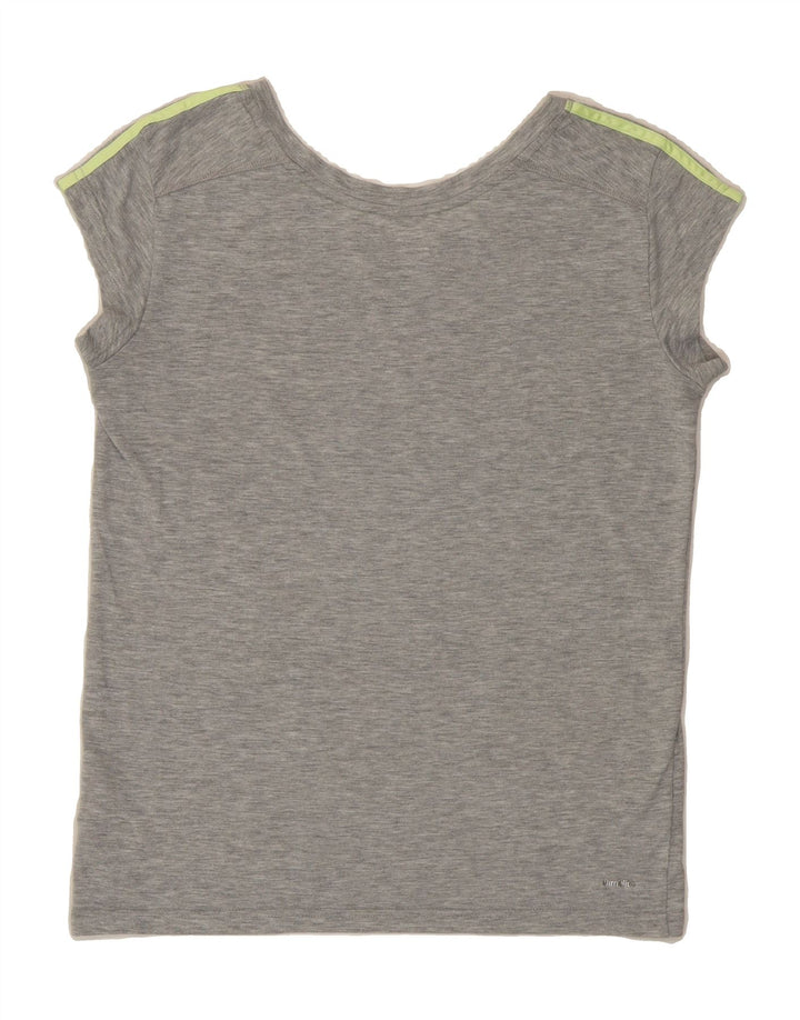 ADIDAS Womens Climalite T-Shirt Top UK 8/10 Small Grey Polyester Vintage Adidas and Second-Hand Adidas from Messina Hembry 