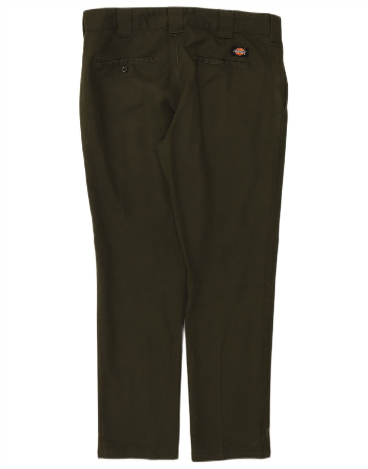 Męskie spodnie chino Dickies Slim Fit W32 L30 Zielony poliester