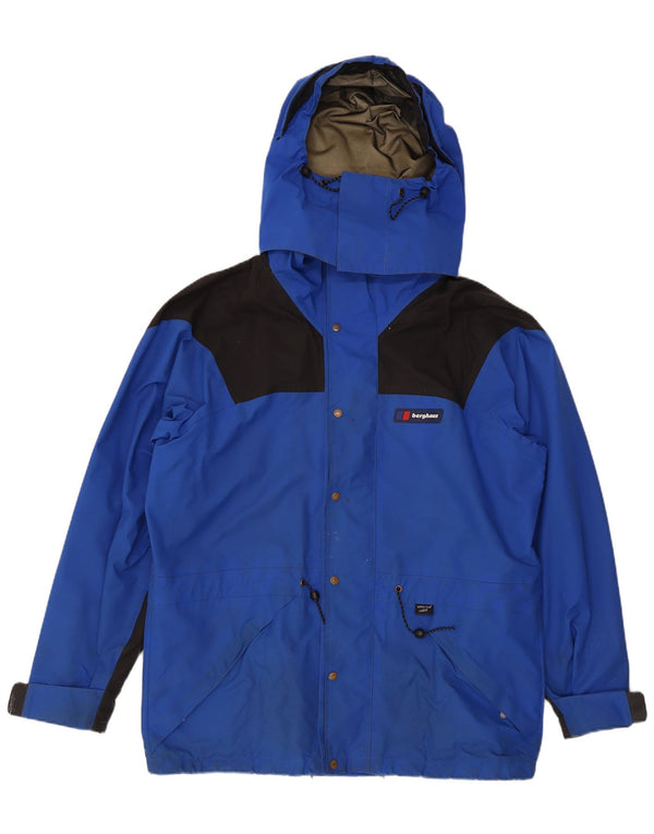 Męska kurtka wiatrówka z kapturem Berghaus UK 42 XL w kolorze niebieskim