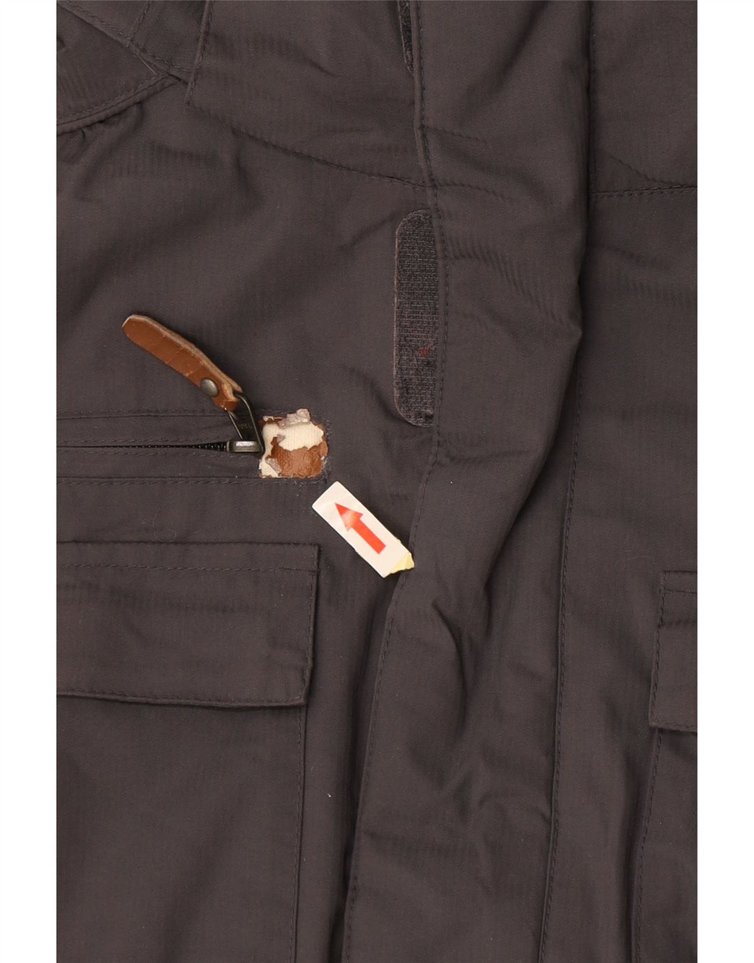 Damska kurtka wiatrówka z kapturem ANIMAL UK 8 Small Szary poliamid