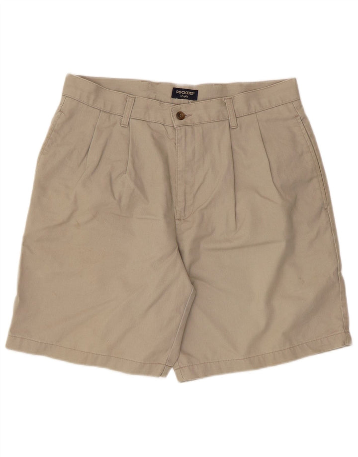 Męskie szorty Chino w kolorze khaki, Dockers, W33, średnio beżowa bawełna