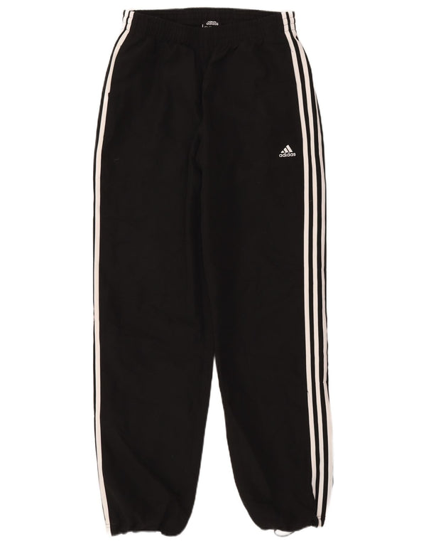 Adidas Mens Climalite Tracksuit Trousers Joggers Small Black Polyester