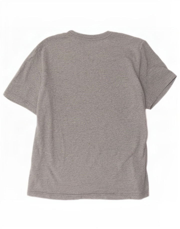 Męski T-shirt Nike Dri Fit, mały, szary, bawełniany