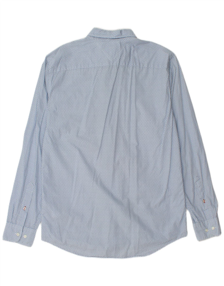 Koszula męska TOMMY HILFIGER o regularnym kroju, bawełniana w kolorze średnioniebieskim w cętki